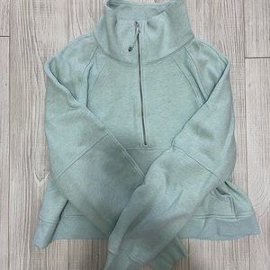 Lululemon scuba oversized funnel neck half zip - size XL/XXL